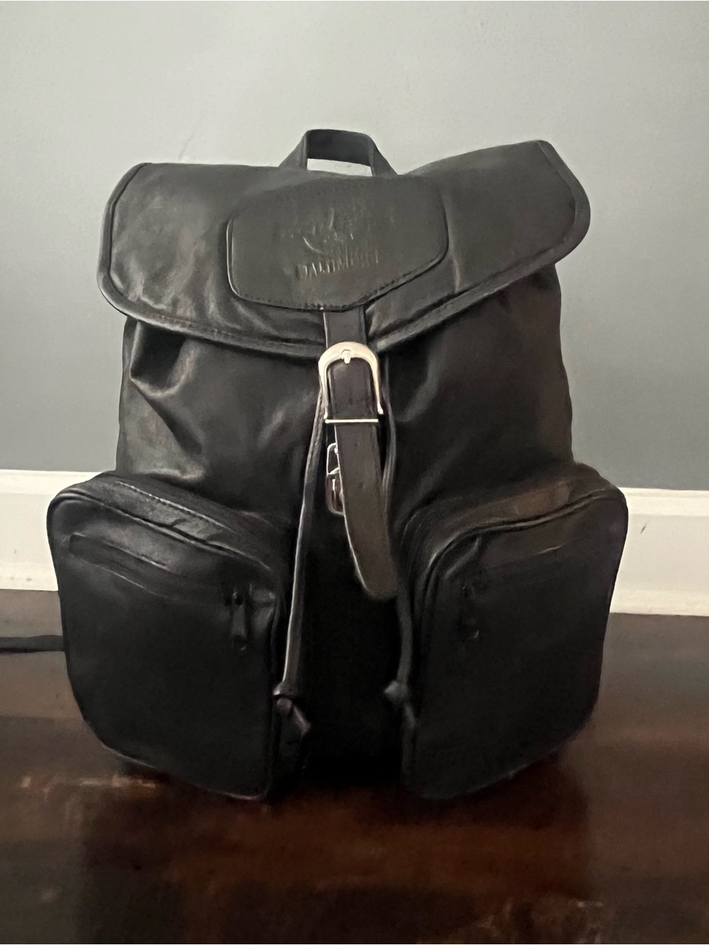 Hard Rock Cafe Baltimore Black Backpack Vintage Y2K Drawstring Buckle